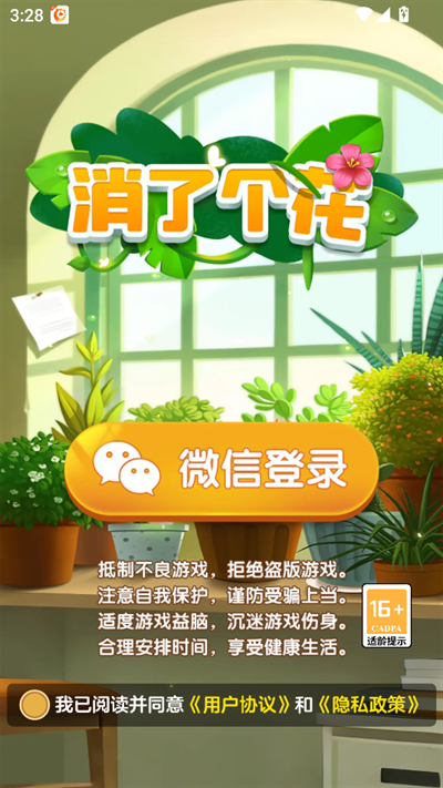 消了个花