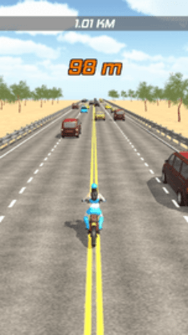 自行车公路赛车手游戏